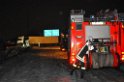 LKW Unfall auf A4 Rich Koeln im Kreuz Ost P07  